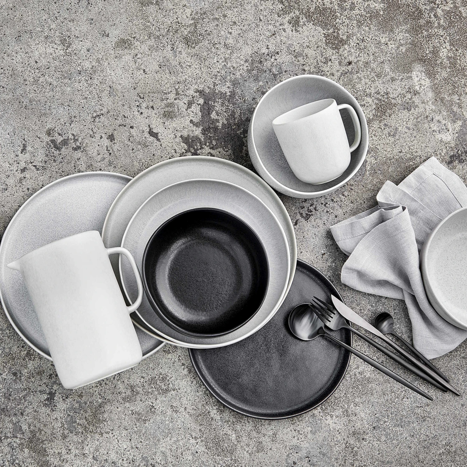 4x Pastateller Ø23cm CASA NOVA In Schwarz – Bild 2