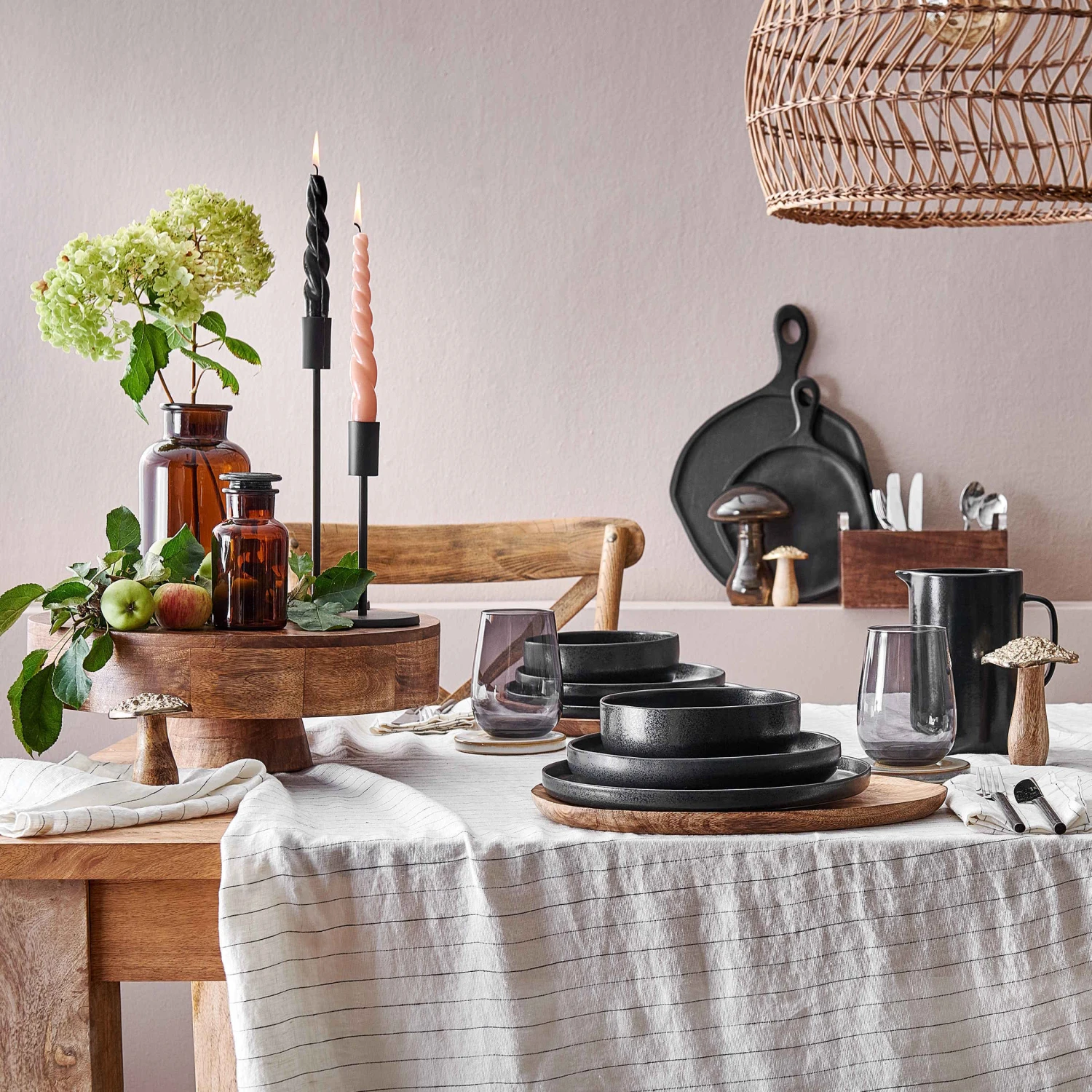 4x Pastateller Ø23cm CASA NOVA In Schwarz – Bild 12