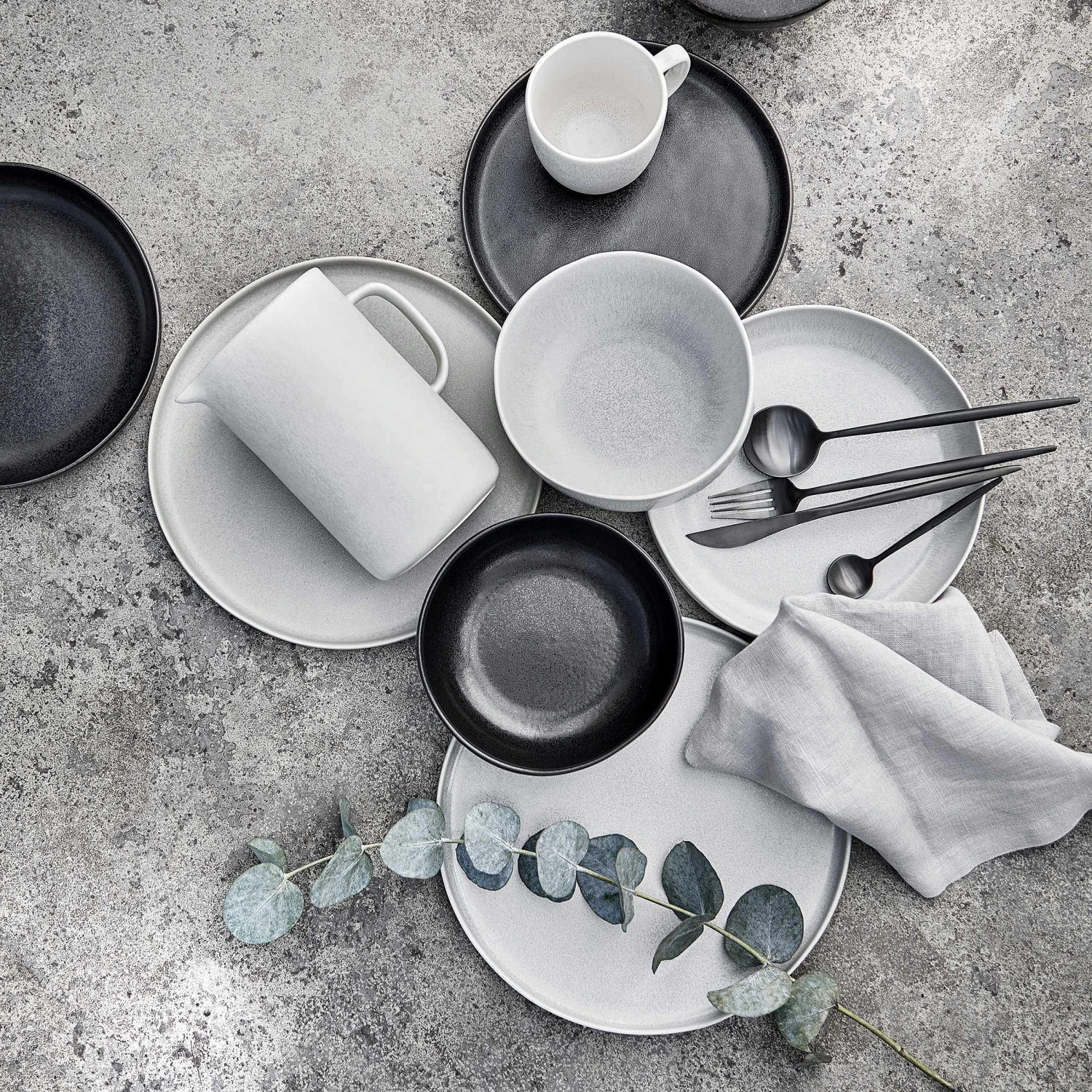 4x Pastateller Ø23cm CASA NOVA In Schwarz – Bild 9