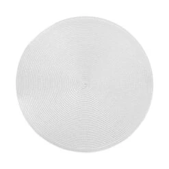 6x Tischset Ø38cm AMBIENTE In Hellgrau