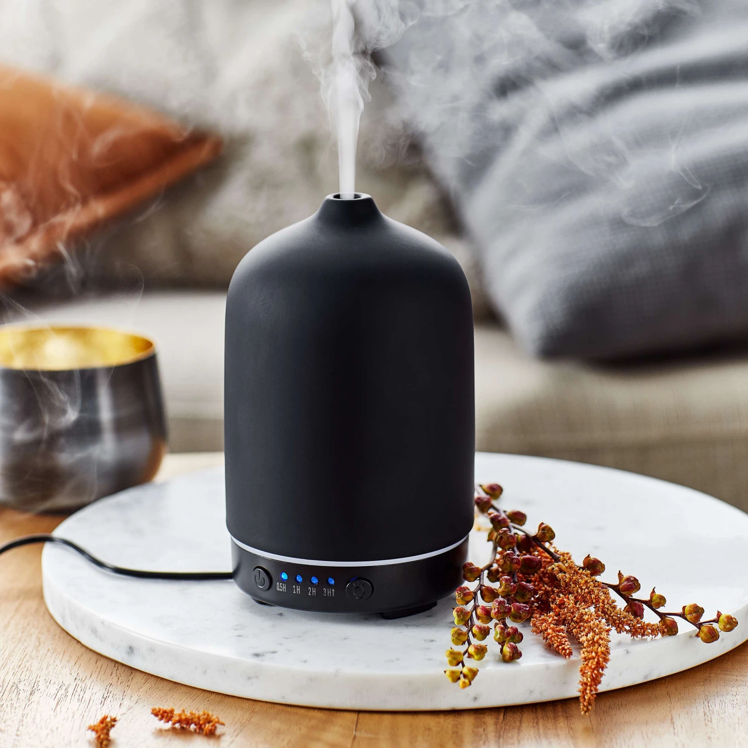 Aroma Diffuser Höhe 16cm CLOUD NINE In Schwarz – Bild 2