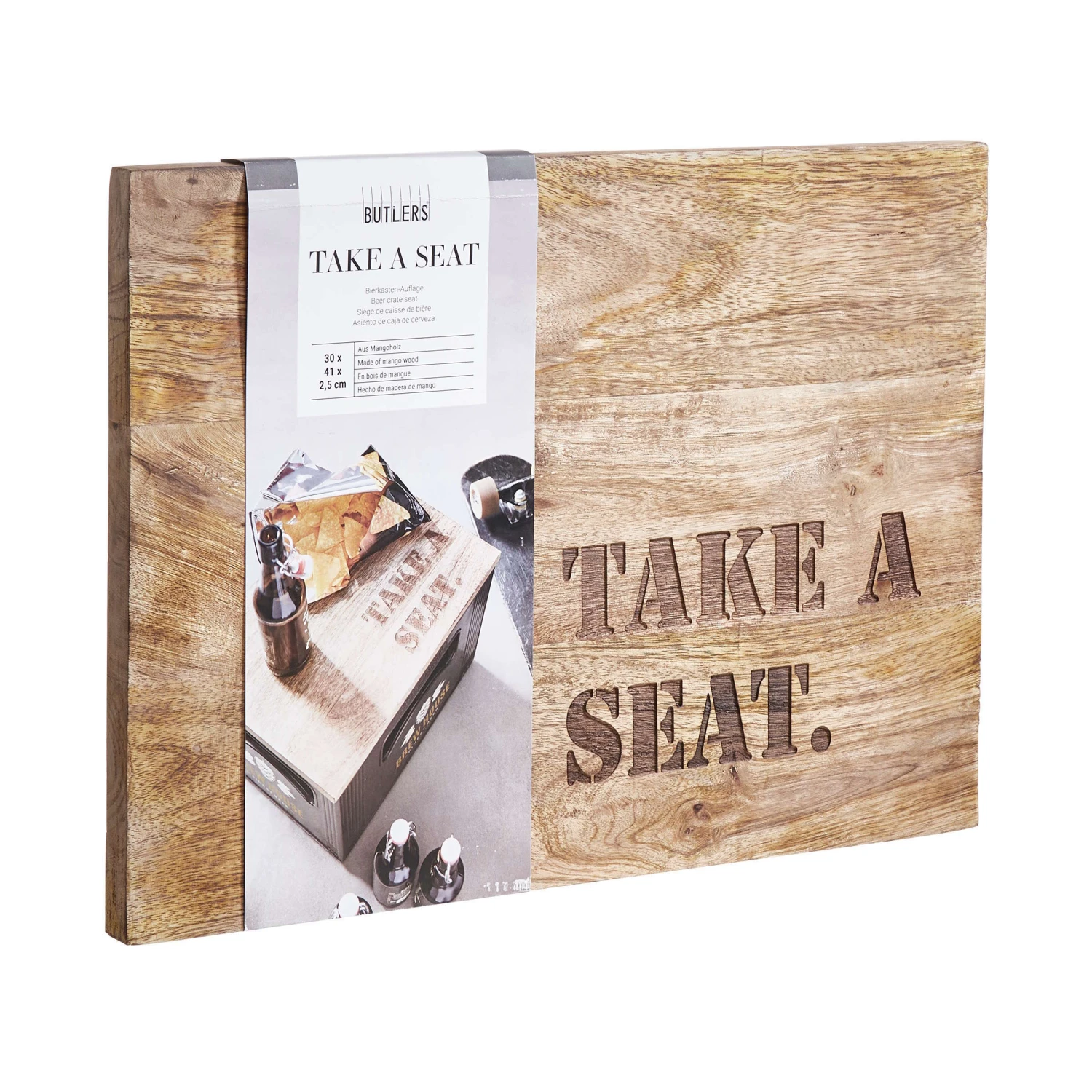 Auflage Für Bierkasten B 41 X T 30cm TAKE A SEAT In Braun – Bild 9