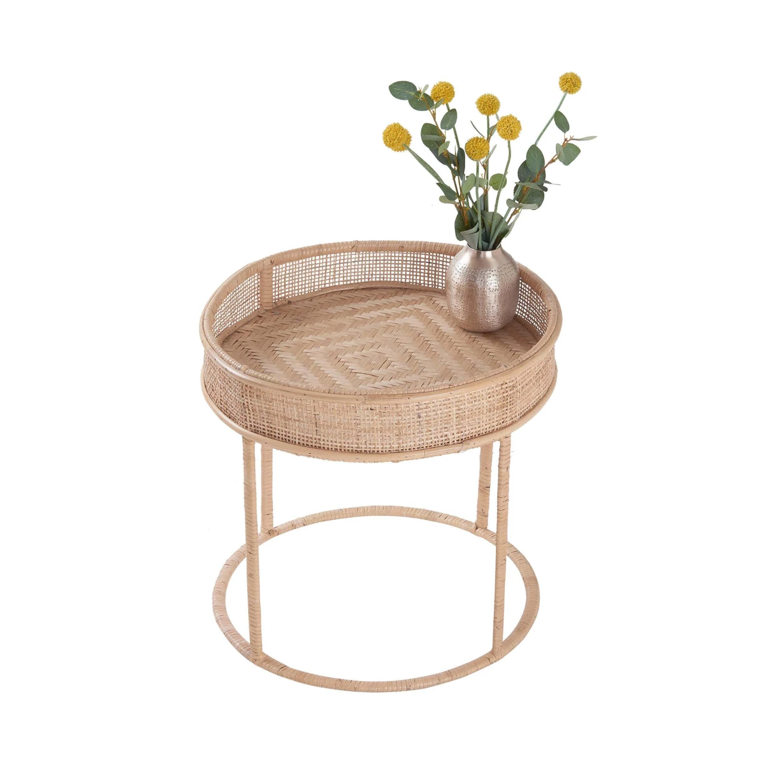 Beistelltisch Höhe 39cm BOHO LOUNGE In Natur – Bild 6