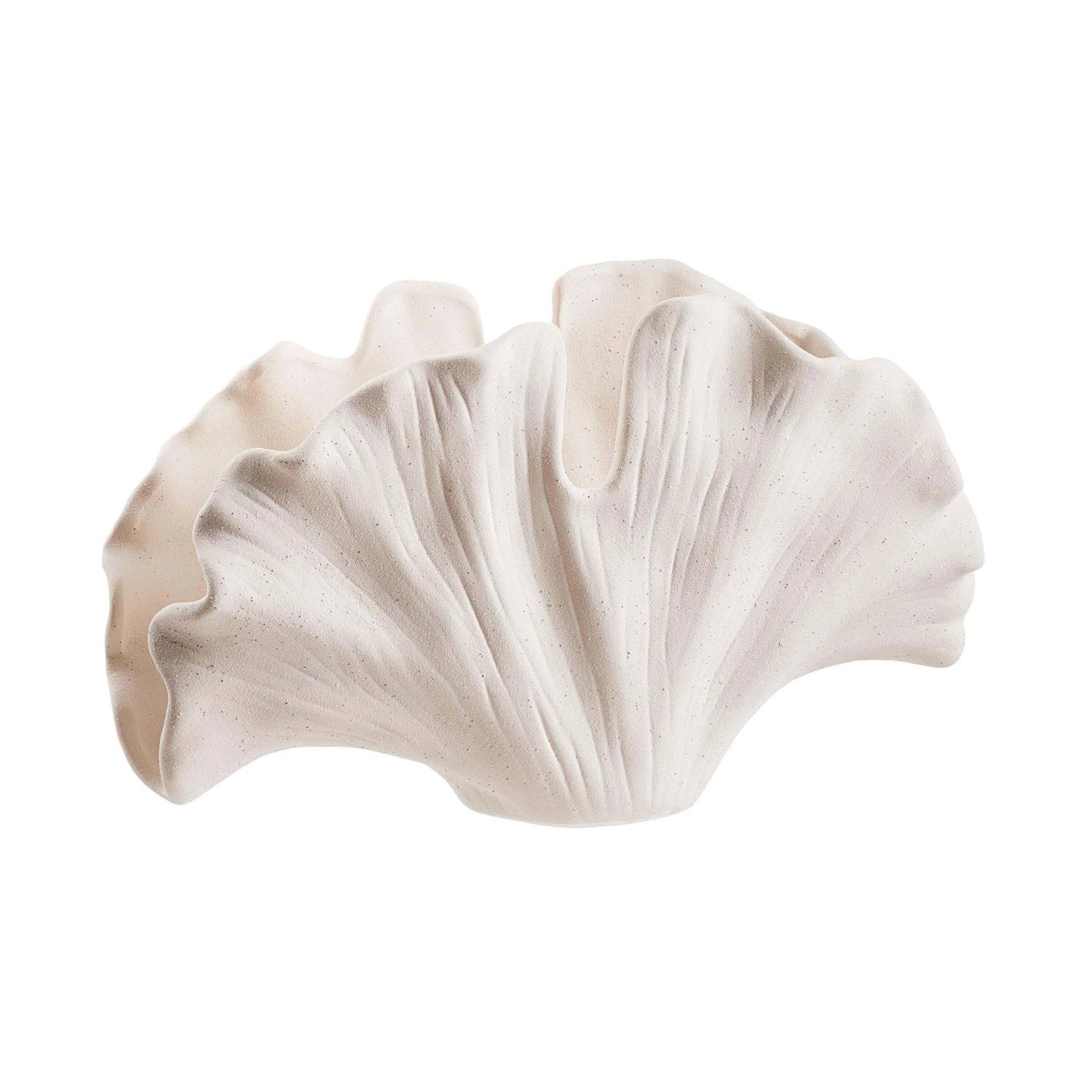 Deko-Objekt Blatt Höhe 21cm GINKGO In Creme