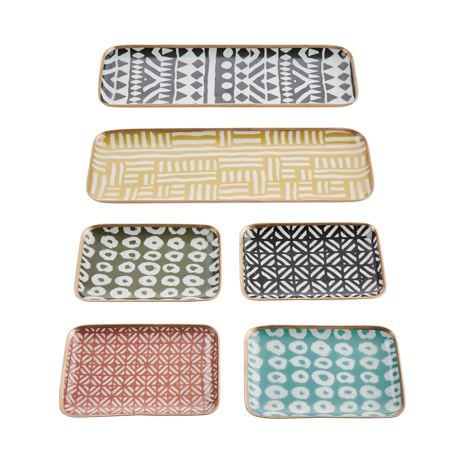 Dekotablett L 33 X B 12cm PATTERY In Gelb – Bild 7