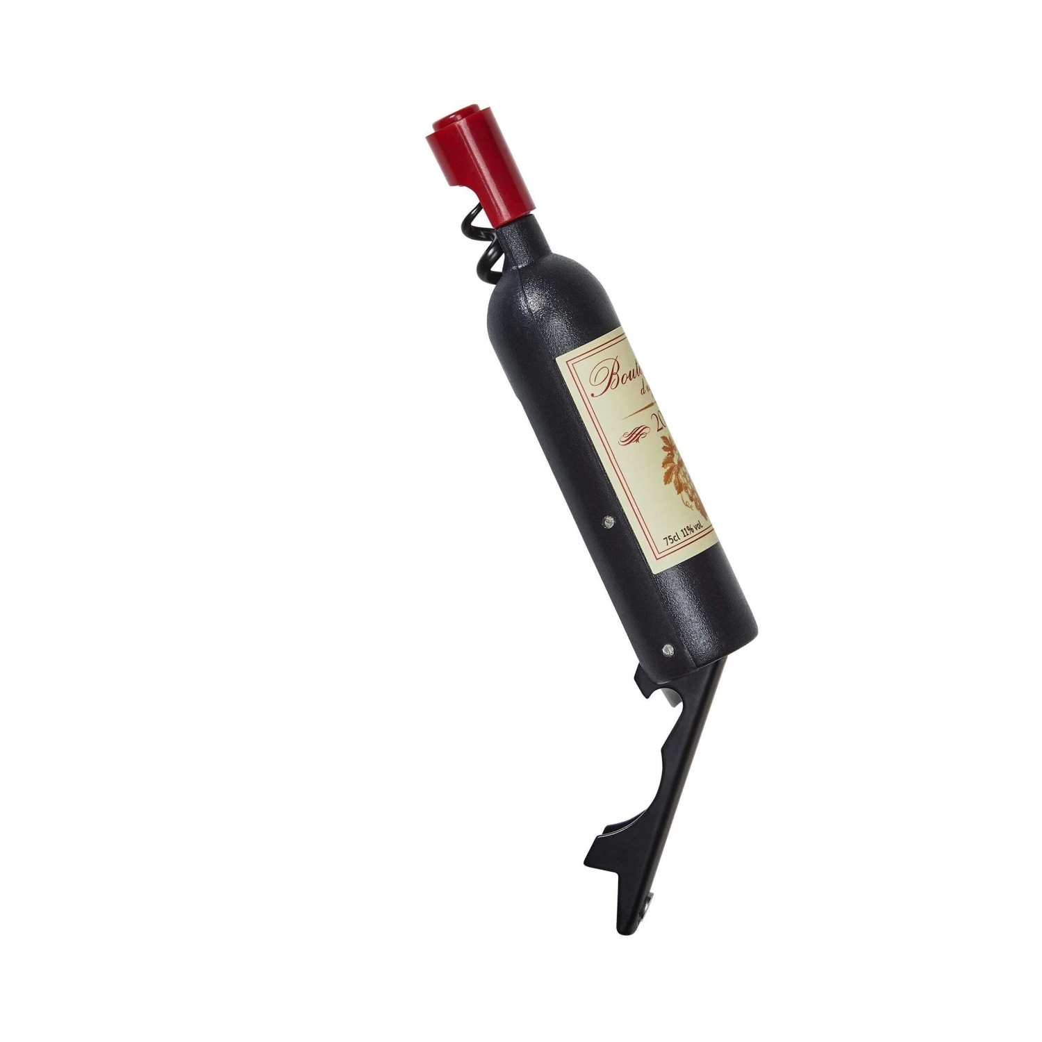 Flaschenöffner Weinflasche OPENER In Schwarz – Bild 5