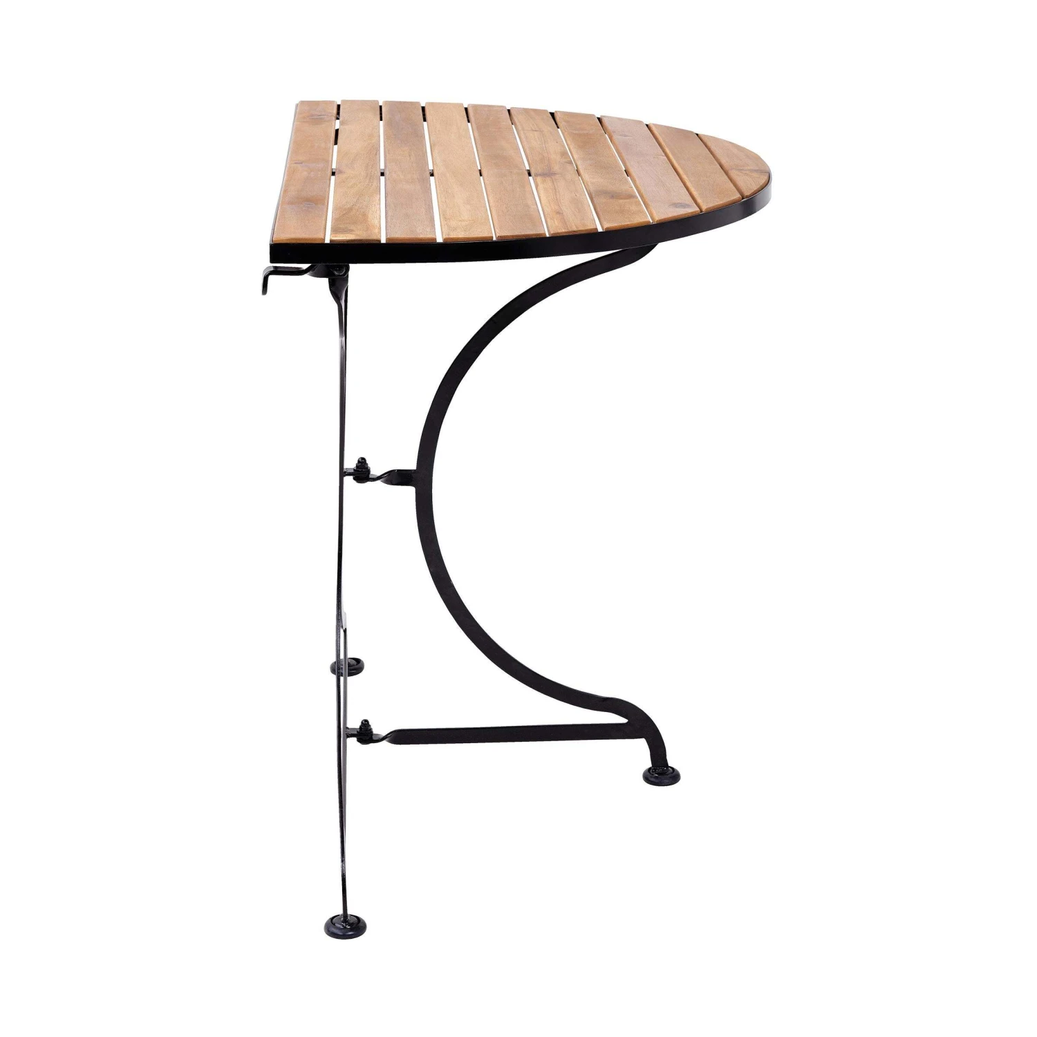 Gartentisch Halbrund PARKLIFE In Schwarz-Natur – Bild 4