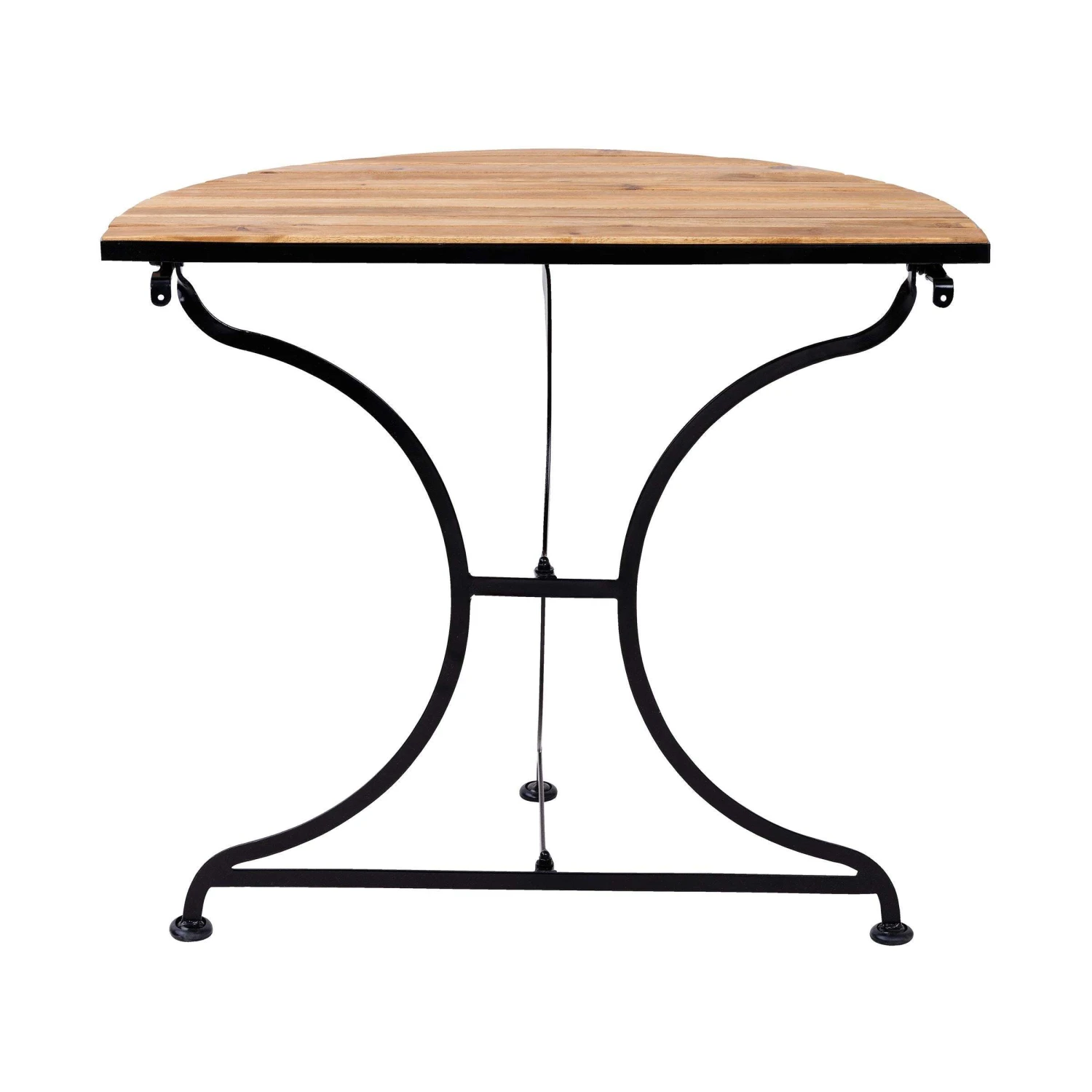 Gartentisch Halbrund PARKLIFE In Schwarz-Natur – Bild 5