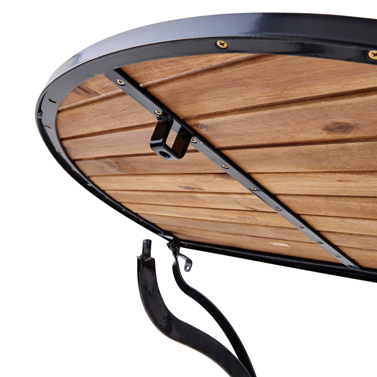 Gartentisch Halbrund PARKLIFE In Schwarz-Natur – Bild 9