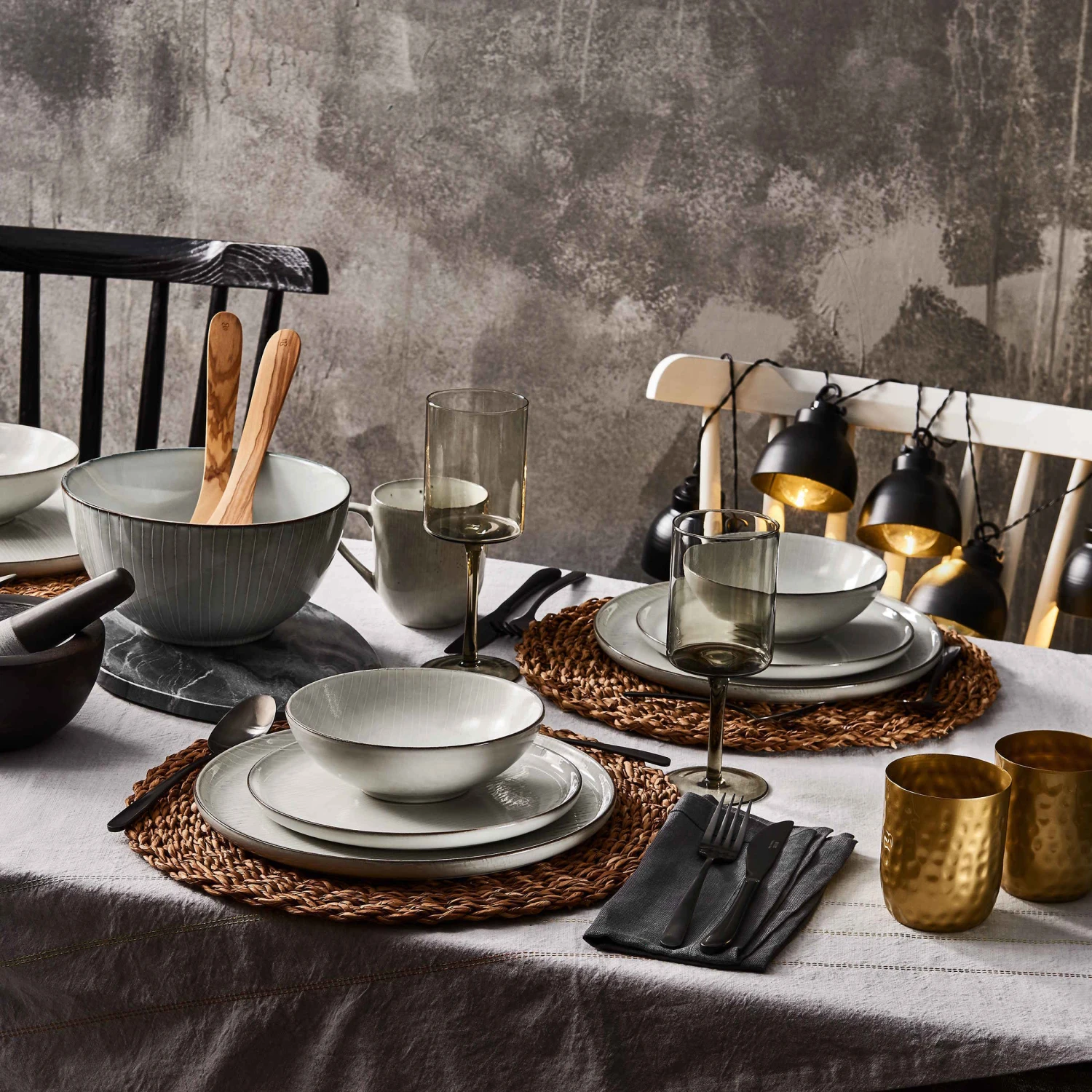 Geschirr-Set 12-tlg. HENLEY In Grau – Bild 9