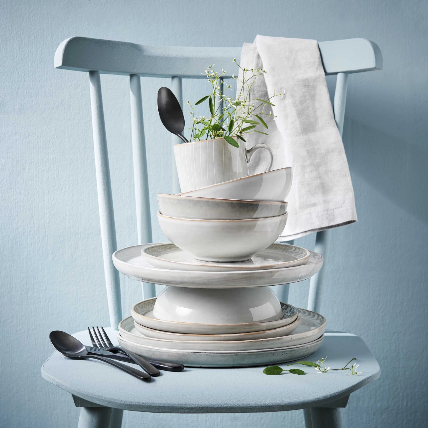 Geschirr-Set 12-tlg. HENLEY In Grau – Bild 10