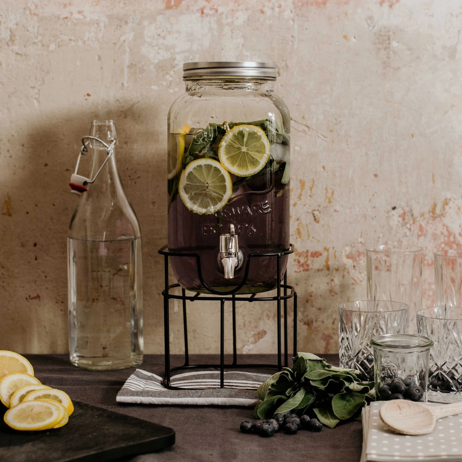 Getränkespender 2-teilig REFRESH In Transparent – Bild 2