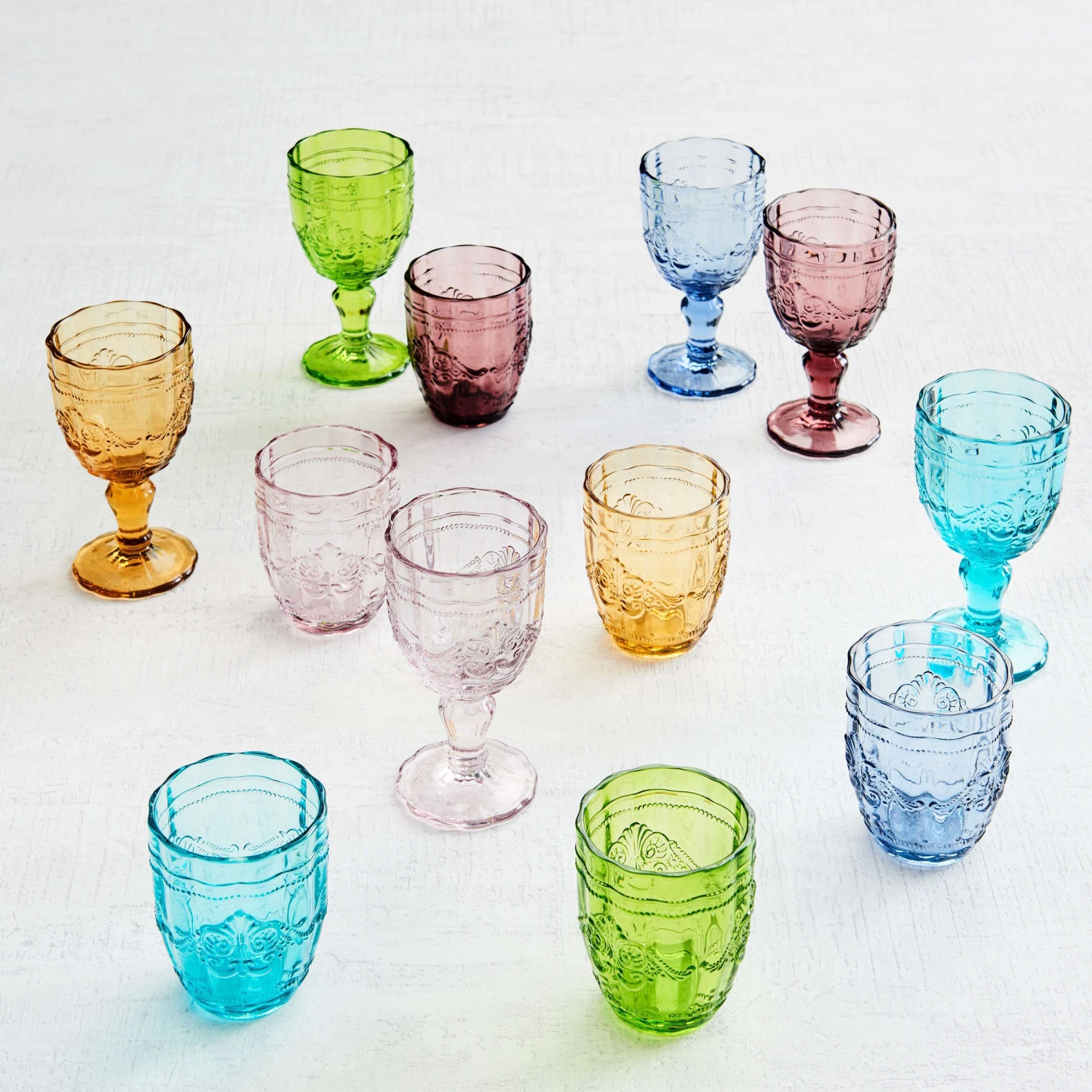 Glas 250ml VICTORIAN In Lila – Bild 4