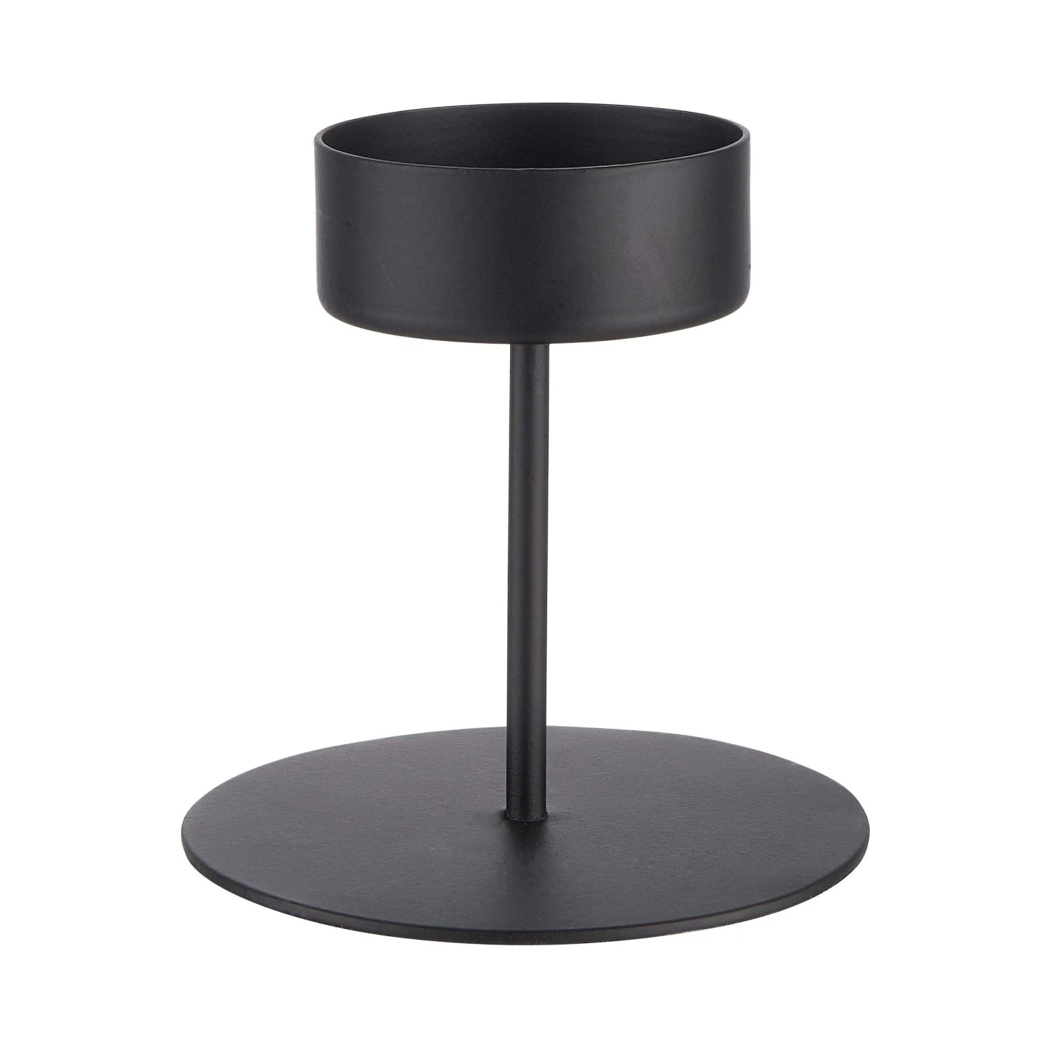 Kerzenhalter & Maxi Teelicht-Set HIGHLIGHT In Schwarz – Bild 2