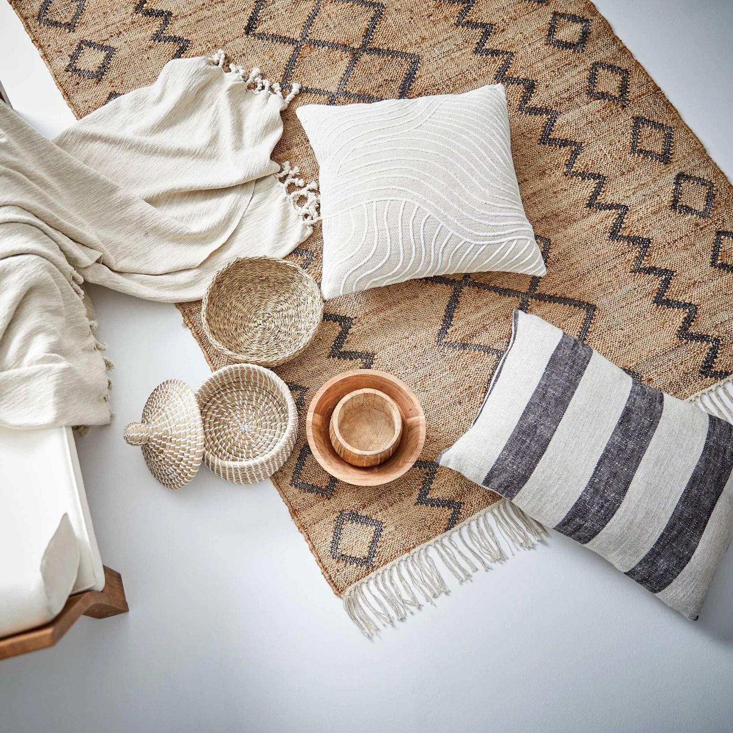 Kissen L 50 X B 50cm FREYA In Beige – Bild 2