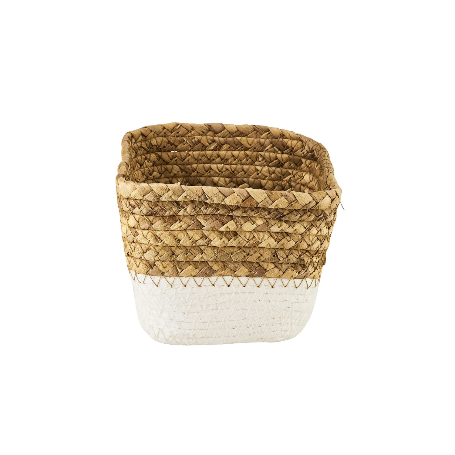 Korb Rechteckig L 17 X B 12cm RUSH ROPE In Natur-Weiß – Bild 4