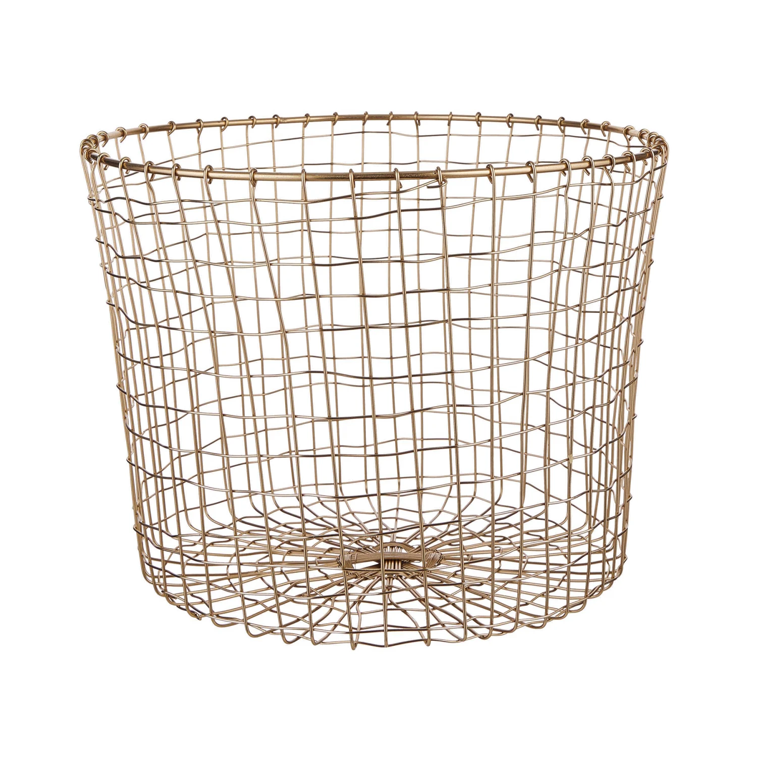 Korb Rund Ø36cm GRID In Gold
