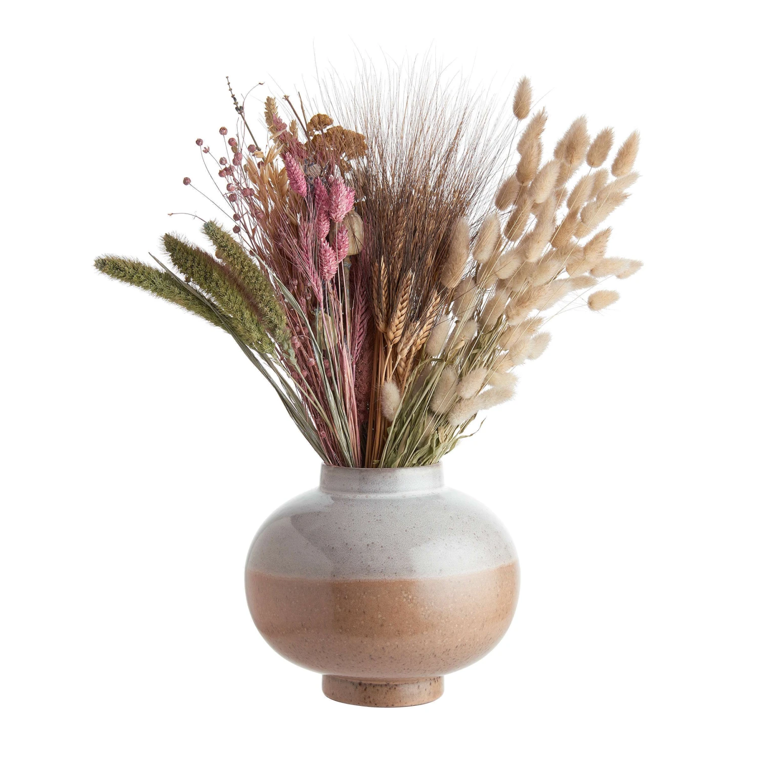 Kugelvase Höhe 20cm LIVIA In Creme-Rosa – Bild 4