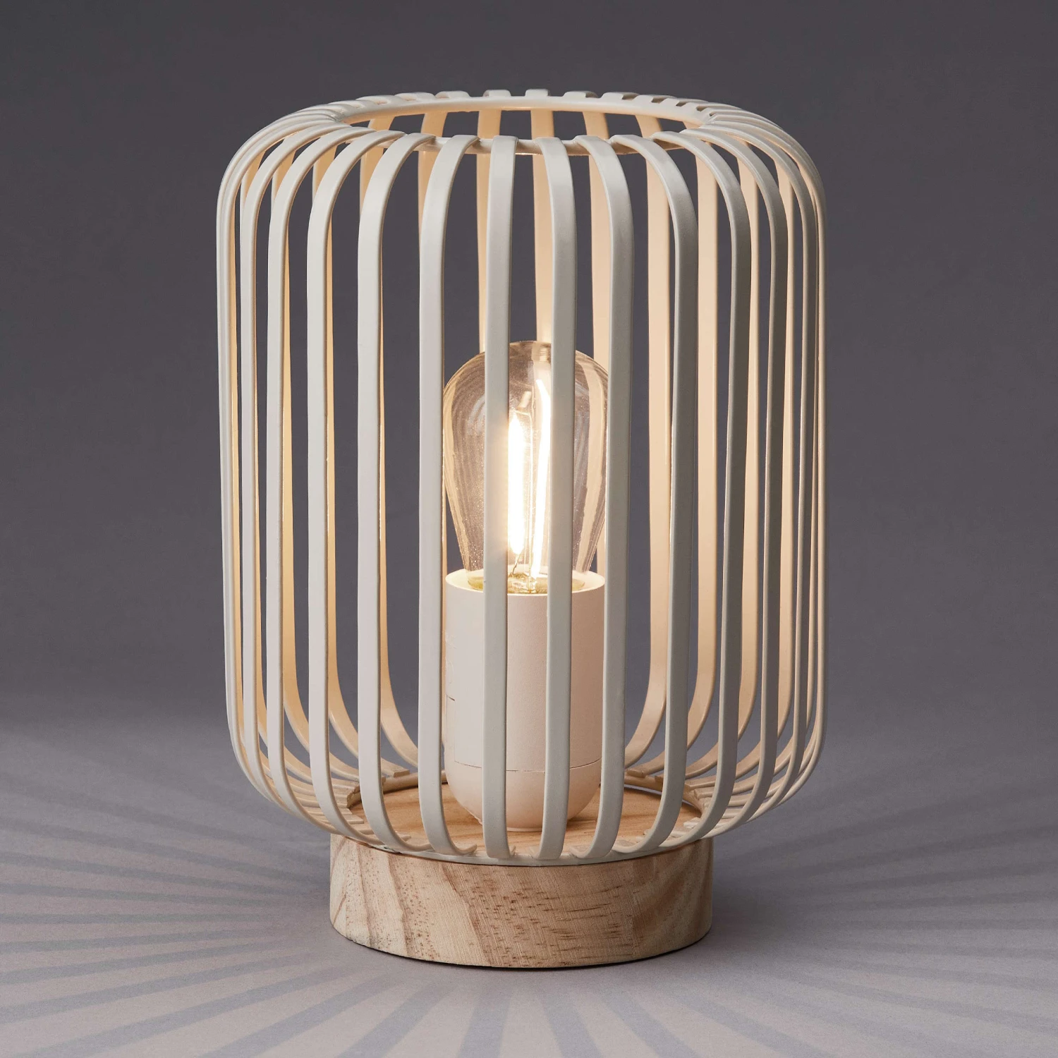 LED Laterne Höhe 19cm NORDICA In Beige – Bild 2