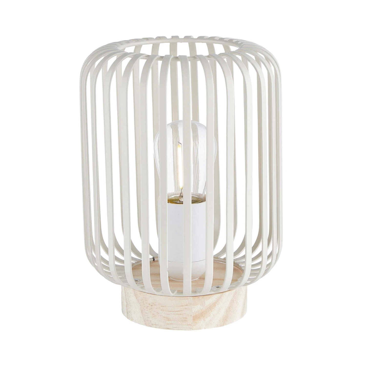 LED Laterne Höhe 19cm NORDICA In Beige – Bild 4