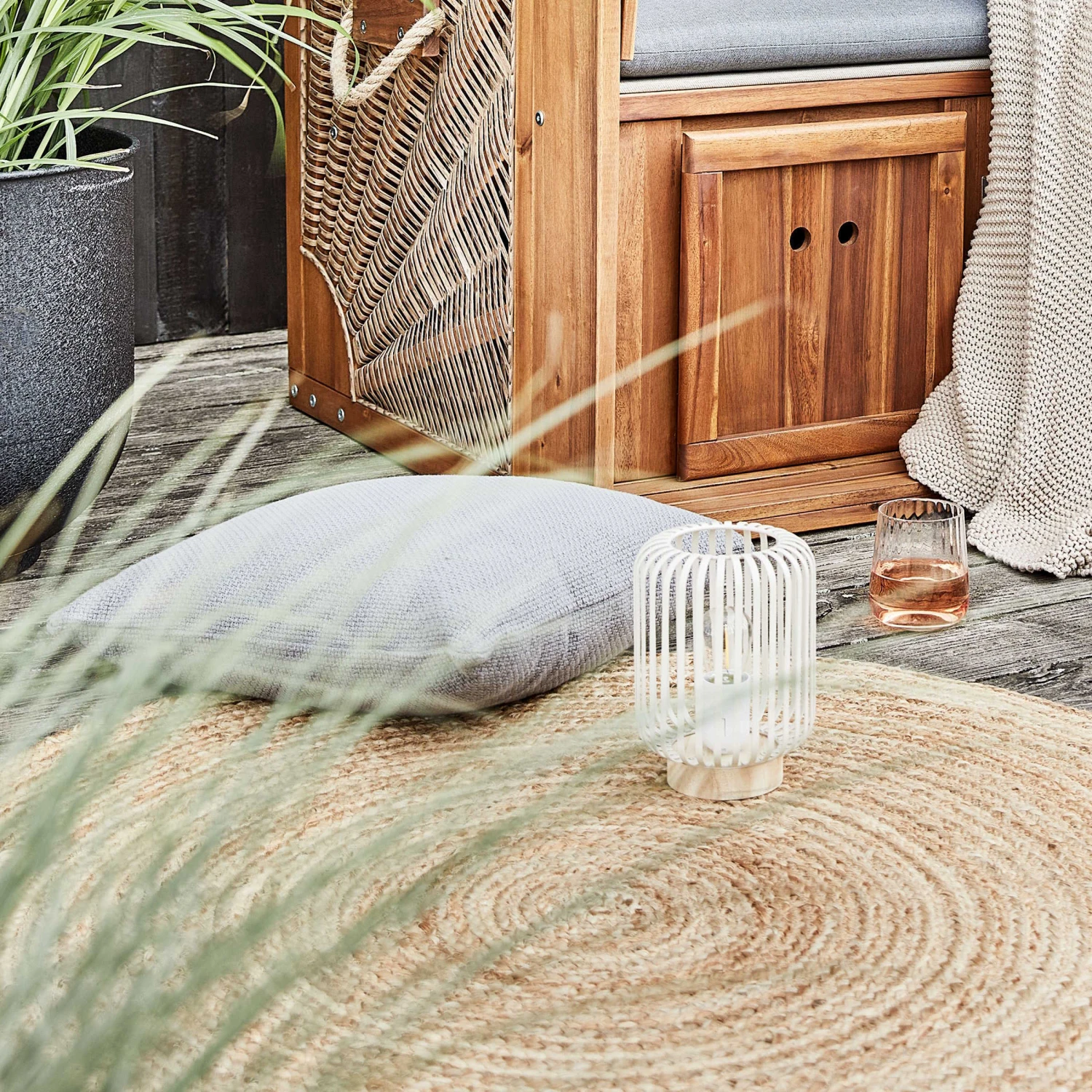 LED Laterne Höhe 19cm NORDICA In Beige – Bild 9