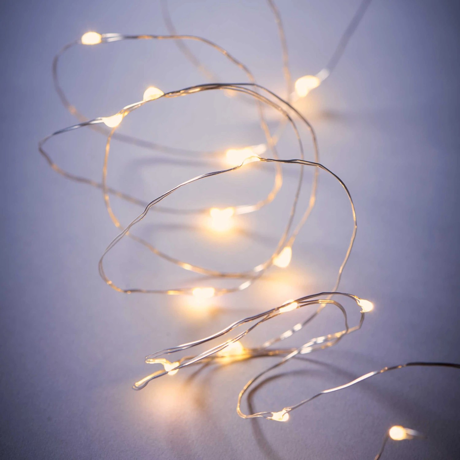 LED Lichterkette 20 Lichter Mit USB-Batteriefach TWINE LIGHTS In Transparent – Bild 2