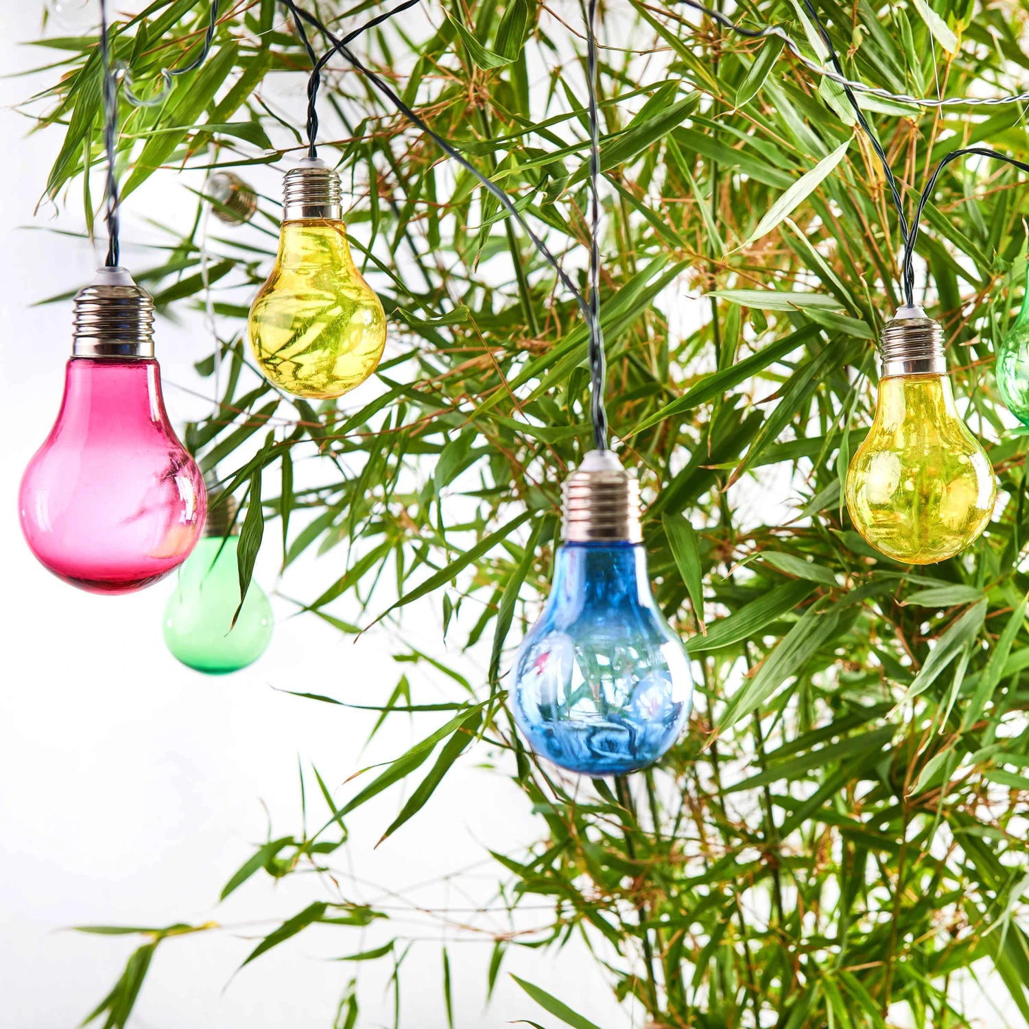 Lichterkette Solar Mit 10 Glühbirnen SUNLIGHT In Bunt – Bild 2
