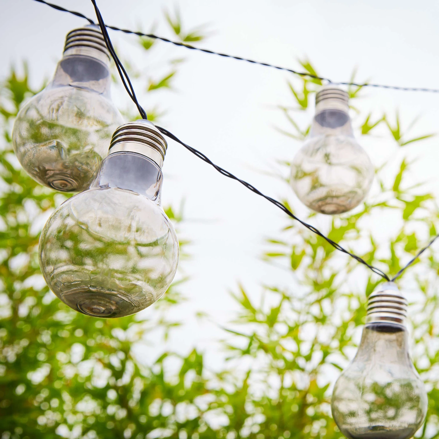 Lichterkette Solar Mit 10 Glühbirnen SUNLIGHT In Grau – Bild 2