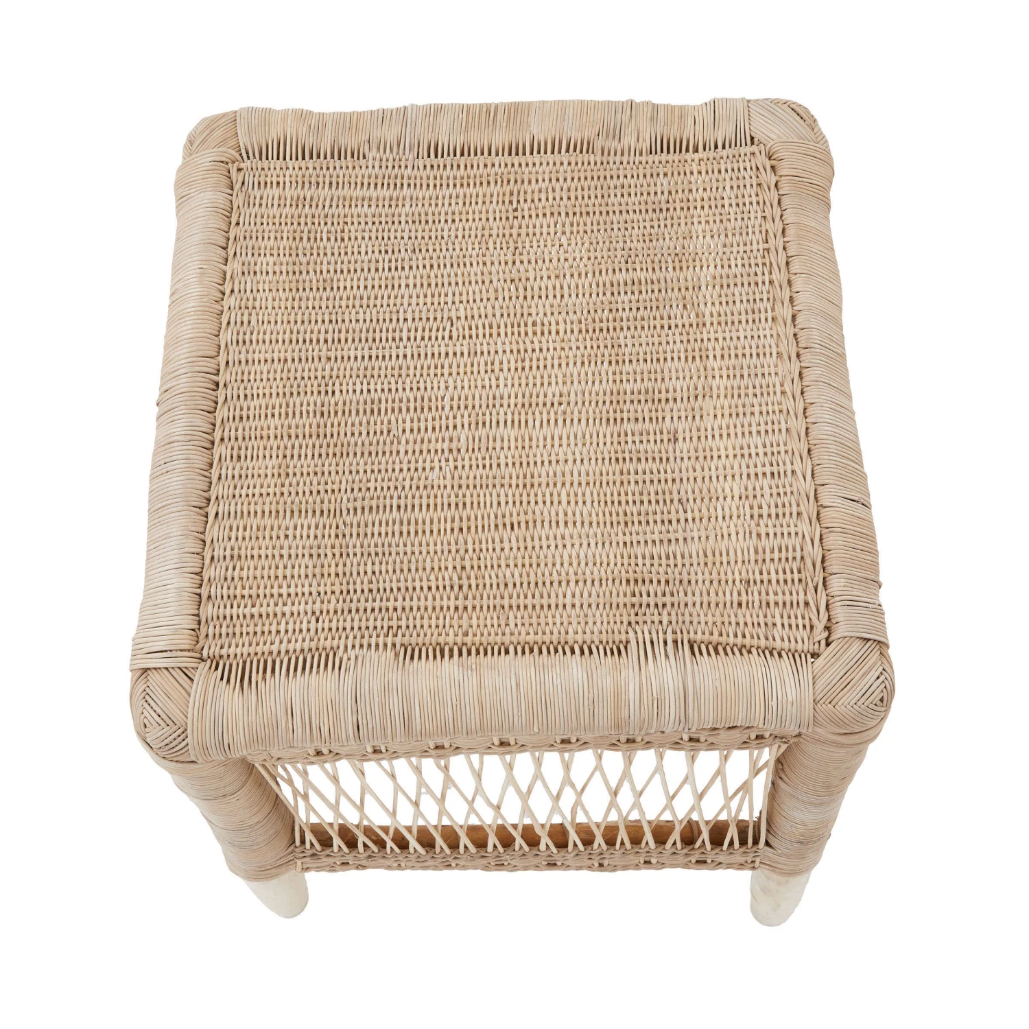 Malawi Hocker Handgeflochten BOHO LOUNGE In Natur – Bild 5
