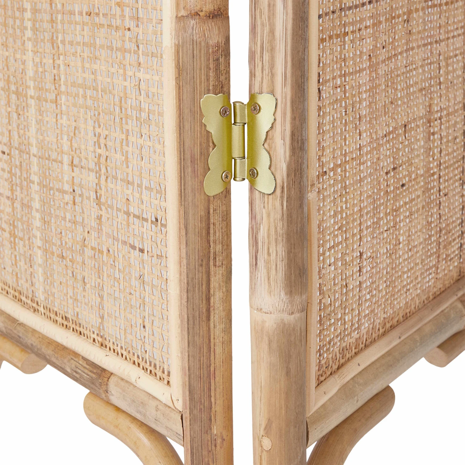 Paravent Aus Rattan L 120 X H 180cm BOHO LOUNGE In Natur – Bild 10