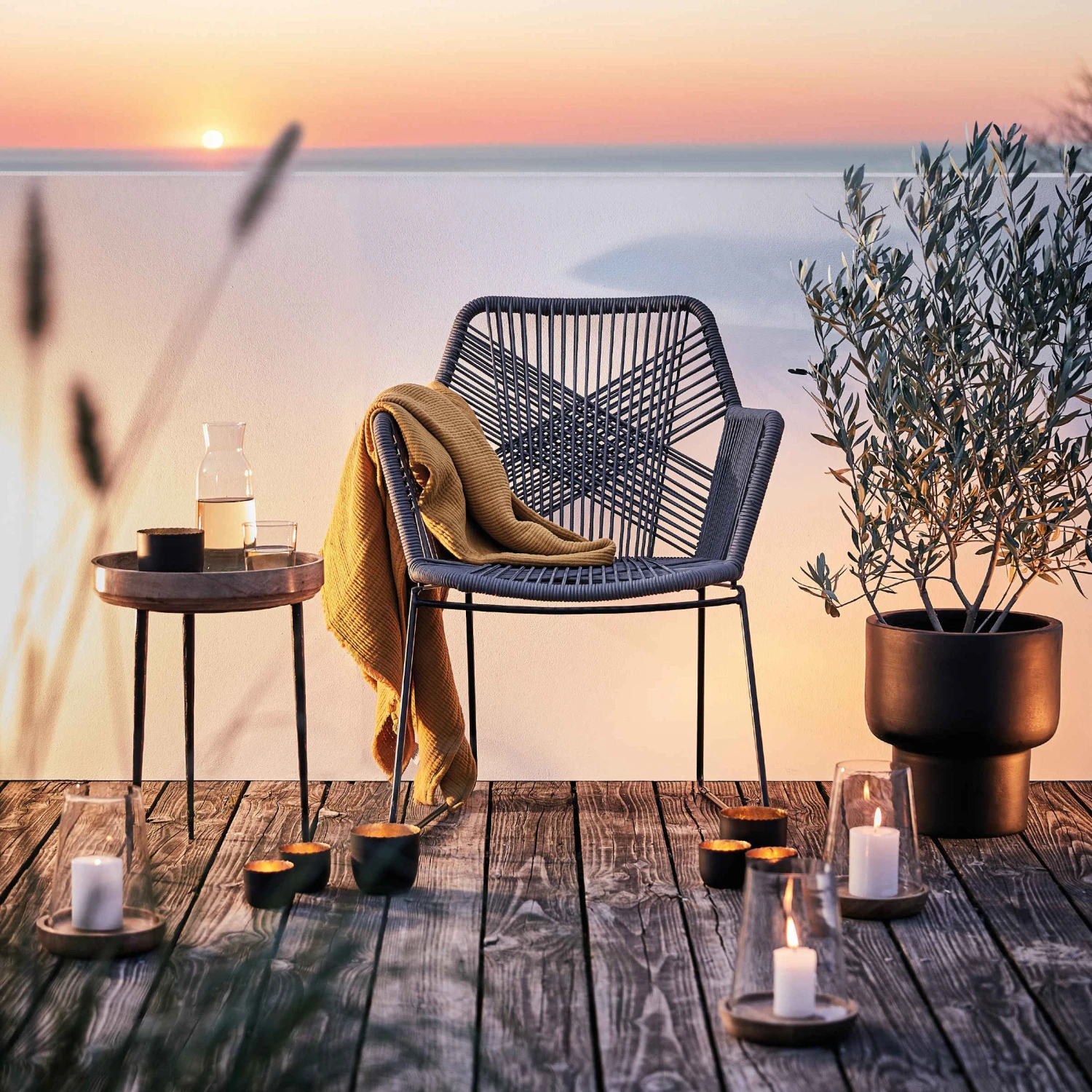 Pflanztopf Ø31cm LOFT In Schwarz – Bild 2