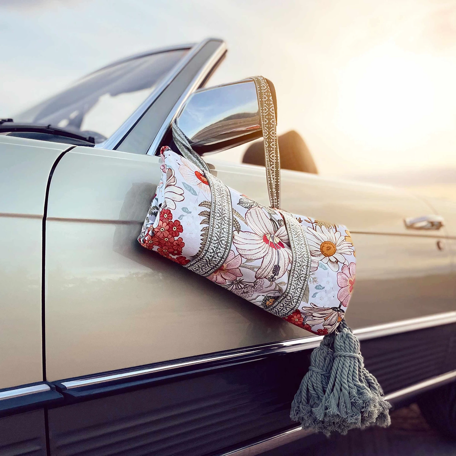 Picknickdecke L 175 X B 154cm BETWEEN FLOWERS In Creme – Bild 10