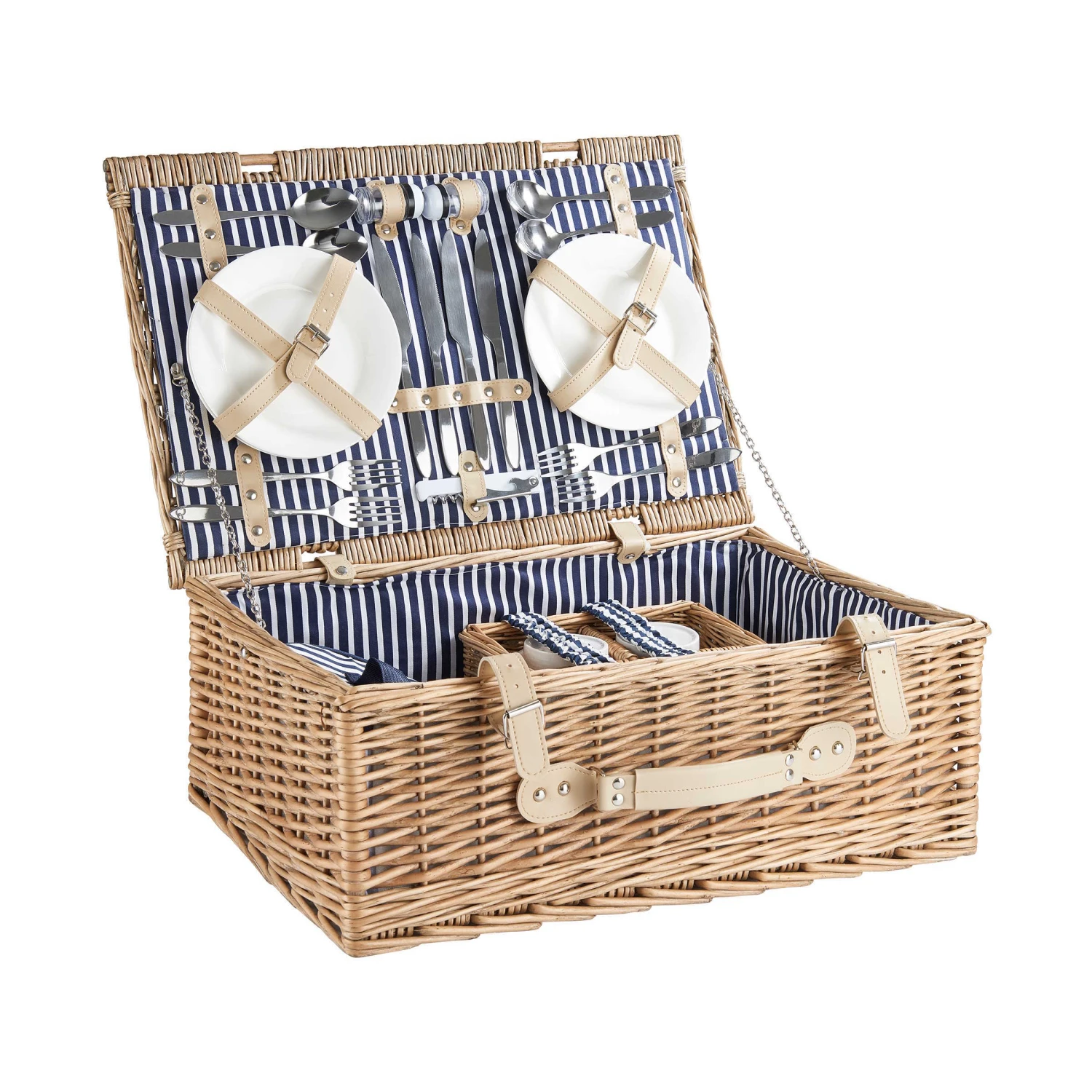 Picknickkorb Für 4 Personen B 55 X T 37cm A DAY IN THE PARK In Natur – Bild 5