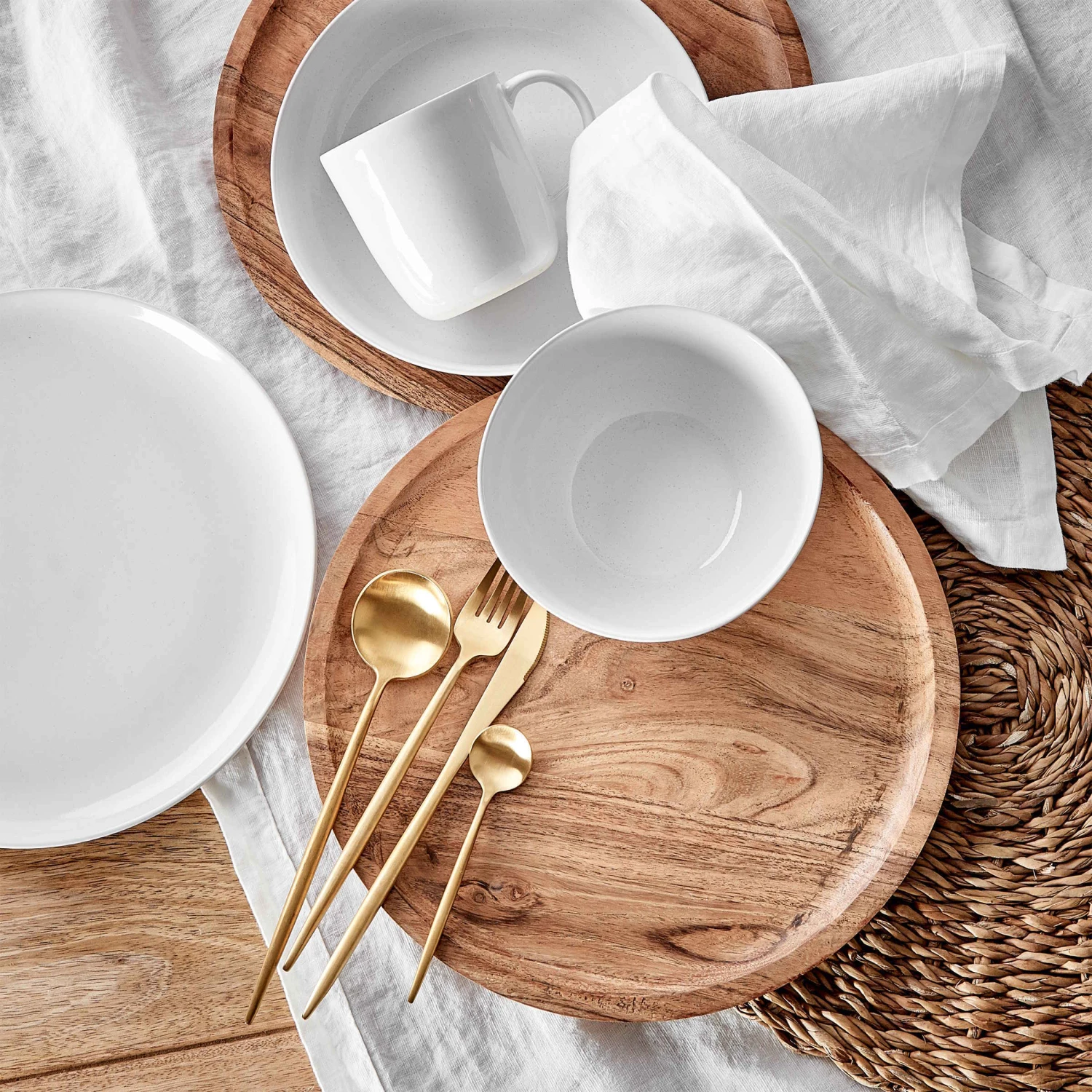 Platzteller Ø30cm ACACIA In Braun – Bild 2