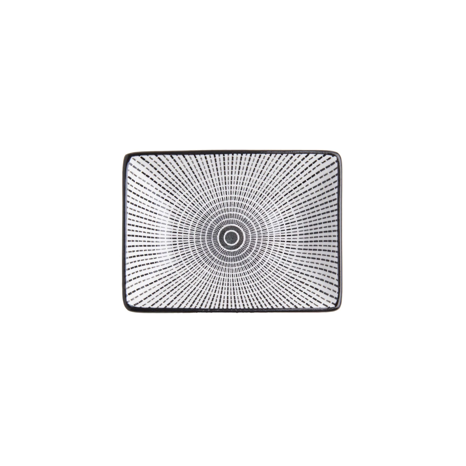 Schale Eckig 50ml DIM SUM In Schwarz-Weiß – Bild 3