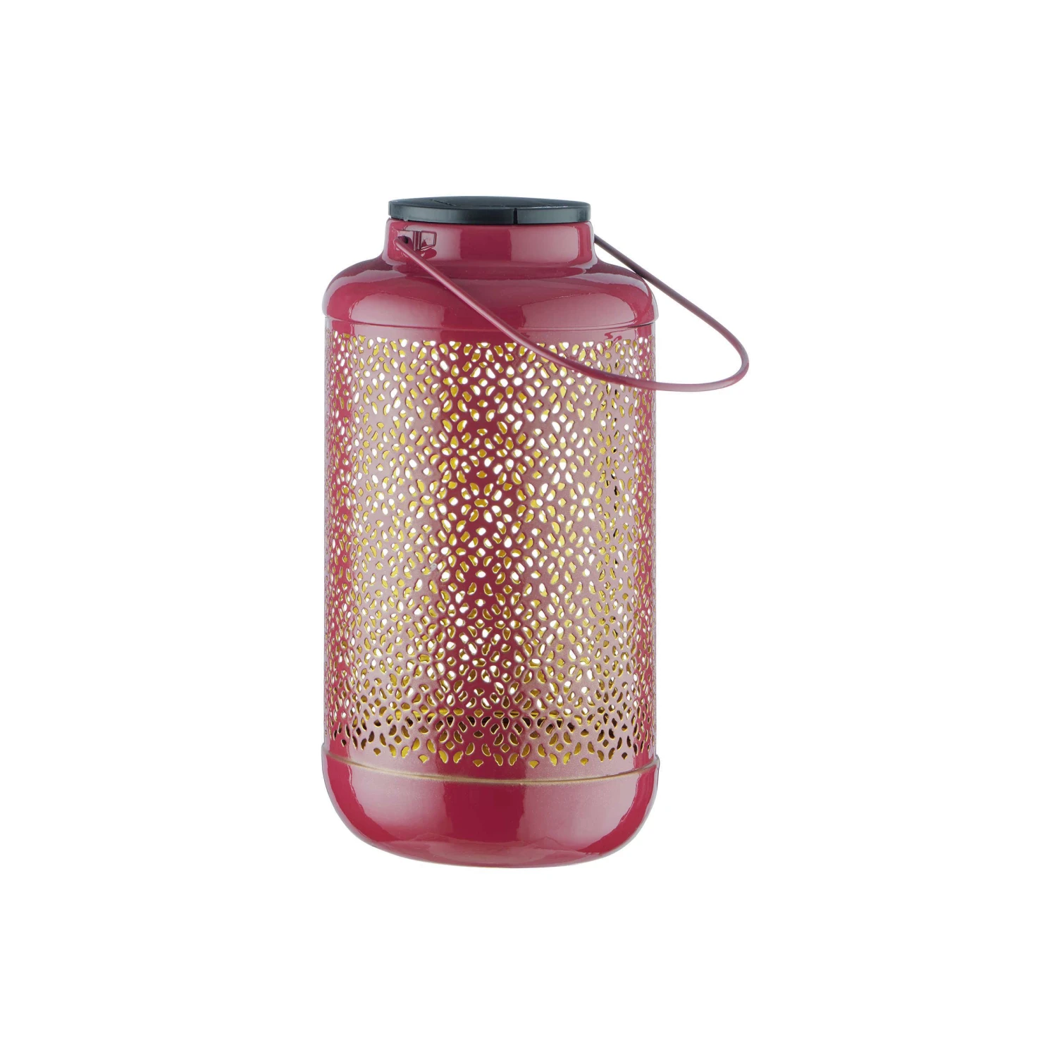 Solar-Laterne H 24cm SOLANA In Lila-Gold – Bild 3