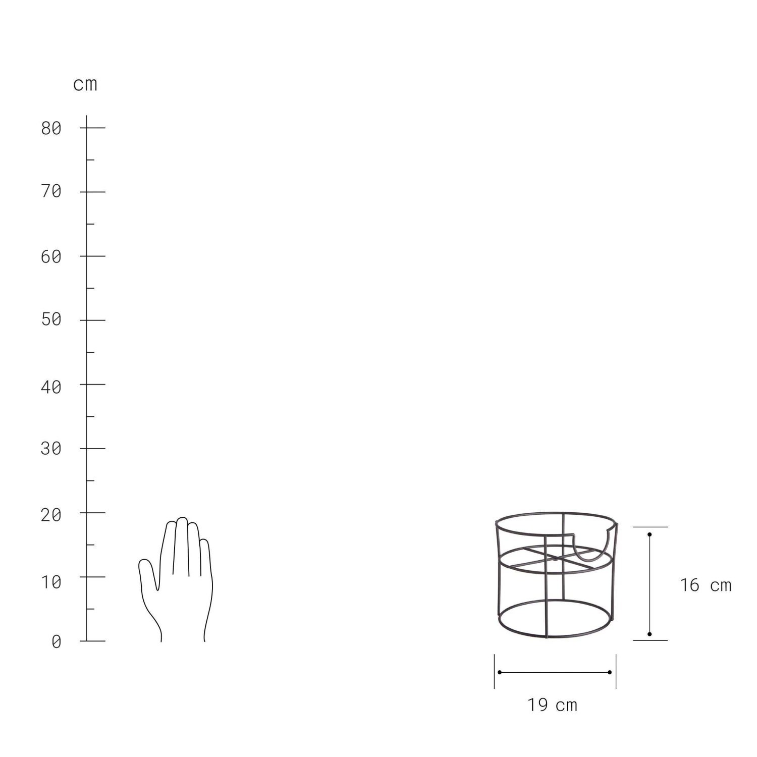 Ständer Für Getränkespender Höhe 16cm FOUNTAIN In Schwarz – Bild 3