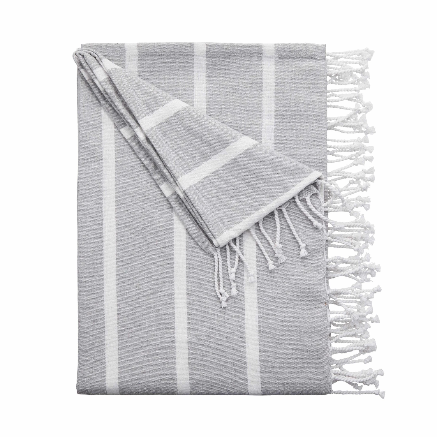 Strandtuch L 200 X B 180cm SURFSIDE In Hellgrau