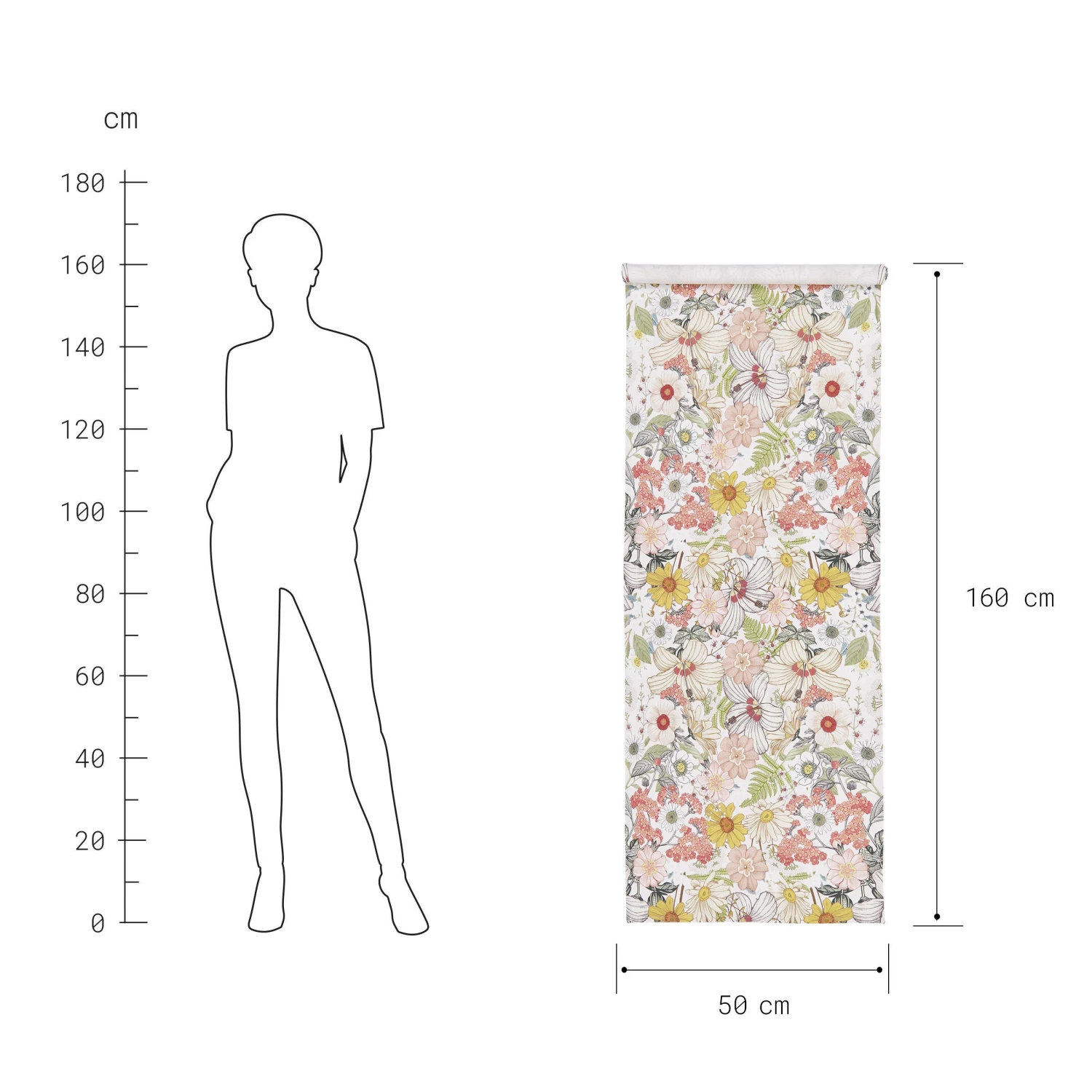 Tischläufer L 160 X B 50cm HIPPIE TRAIL In Bunt – Bild 3