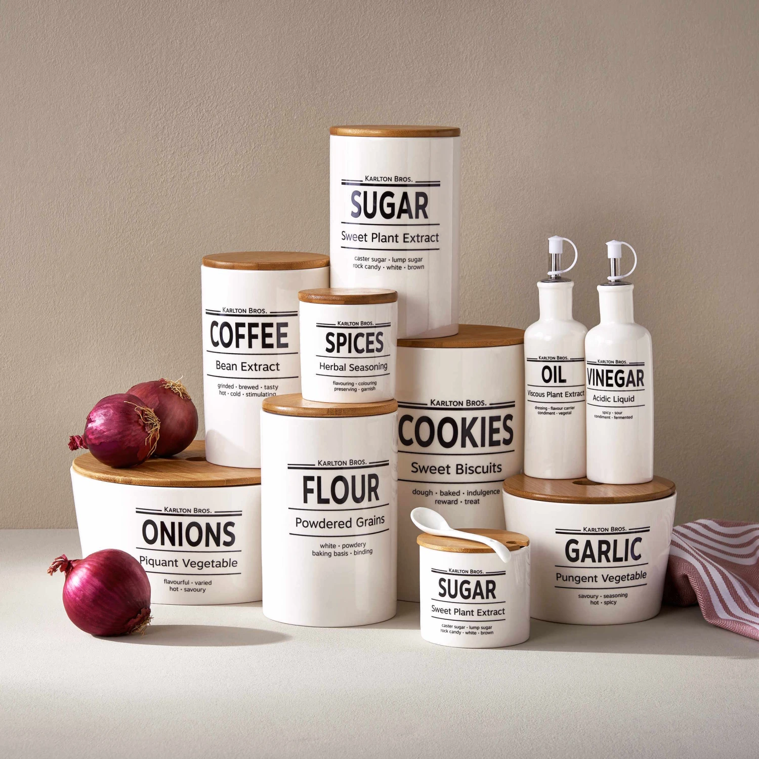 Vorratsdose Spices 250ml KARLTON BROS. In Weiß – Bild 4