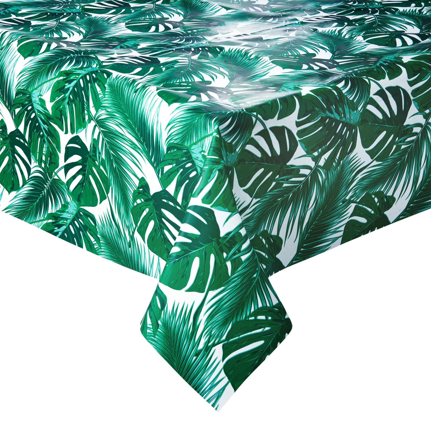 Wachstischdecke Monstera 110x140 Cm WATERPROOF In Dunkelgrün