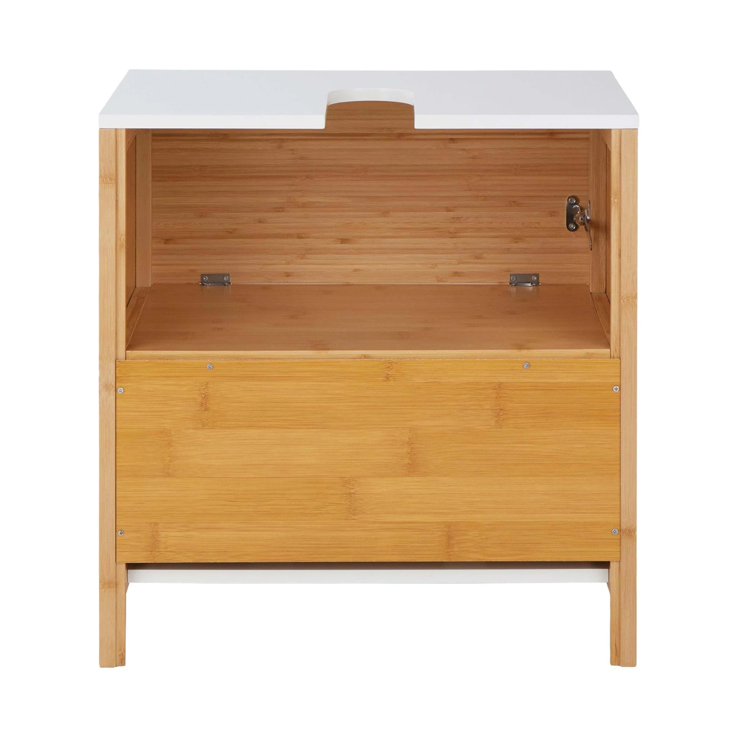 Waschbeckenunterschrank Mit Schublade WHITE SANDS In Natur-Weiß – Bild 8