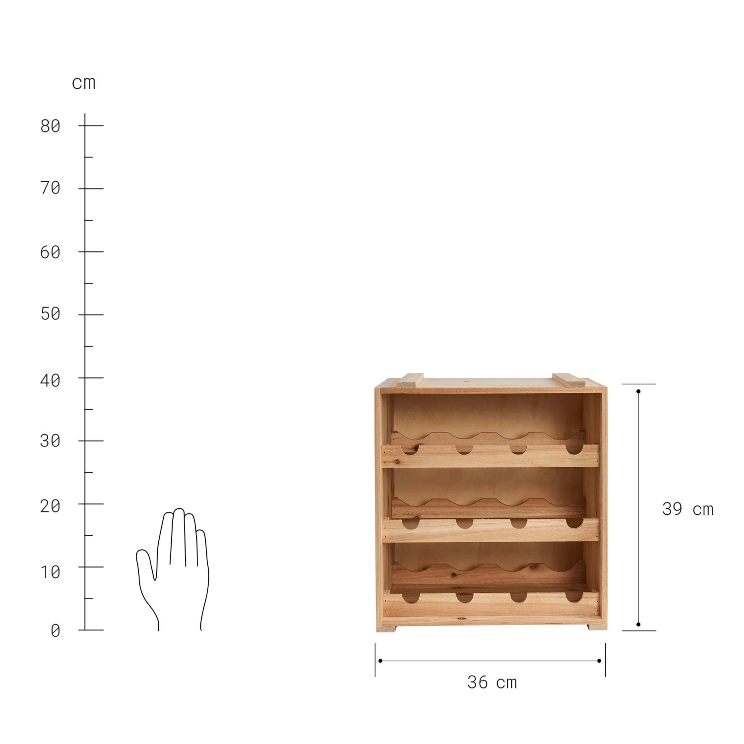 Weinregal VINOTHEK In Natur – Bild 4