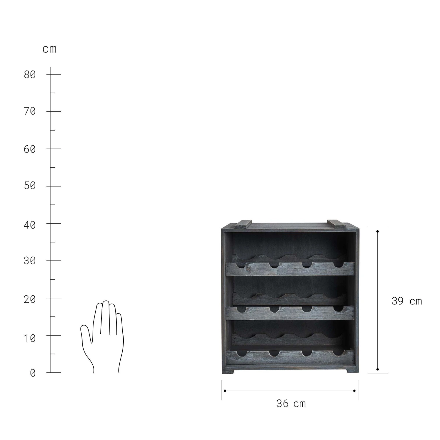 Weinregal VINOTHEK In Taupe – Bild 4